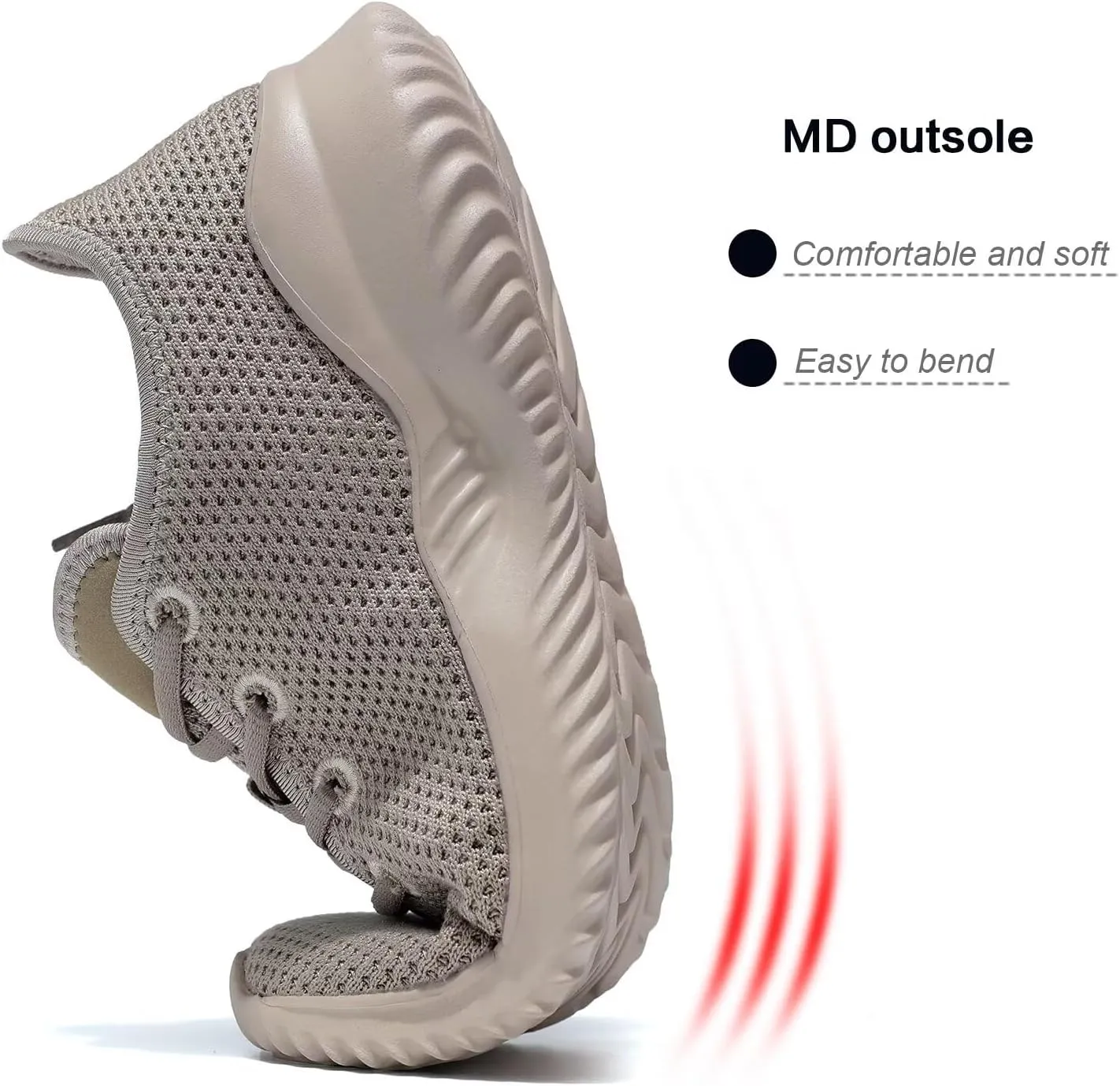 Mens Running Shoes Comfortable Walking Sneakers Mesh Lightweight Breathable Tennis Trainers Casual Soft Sole Work Gym