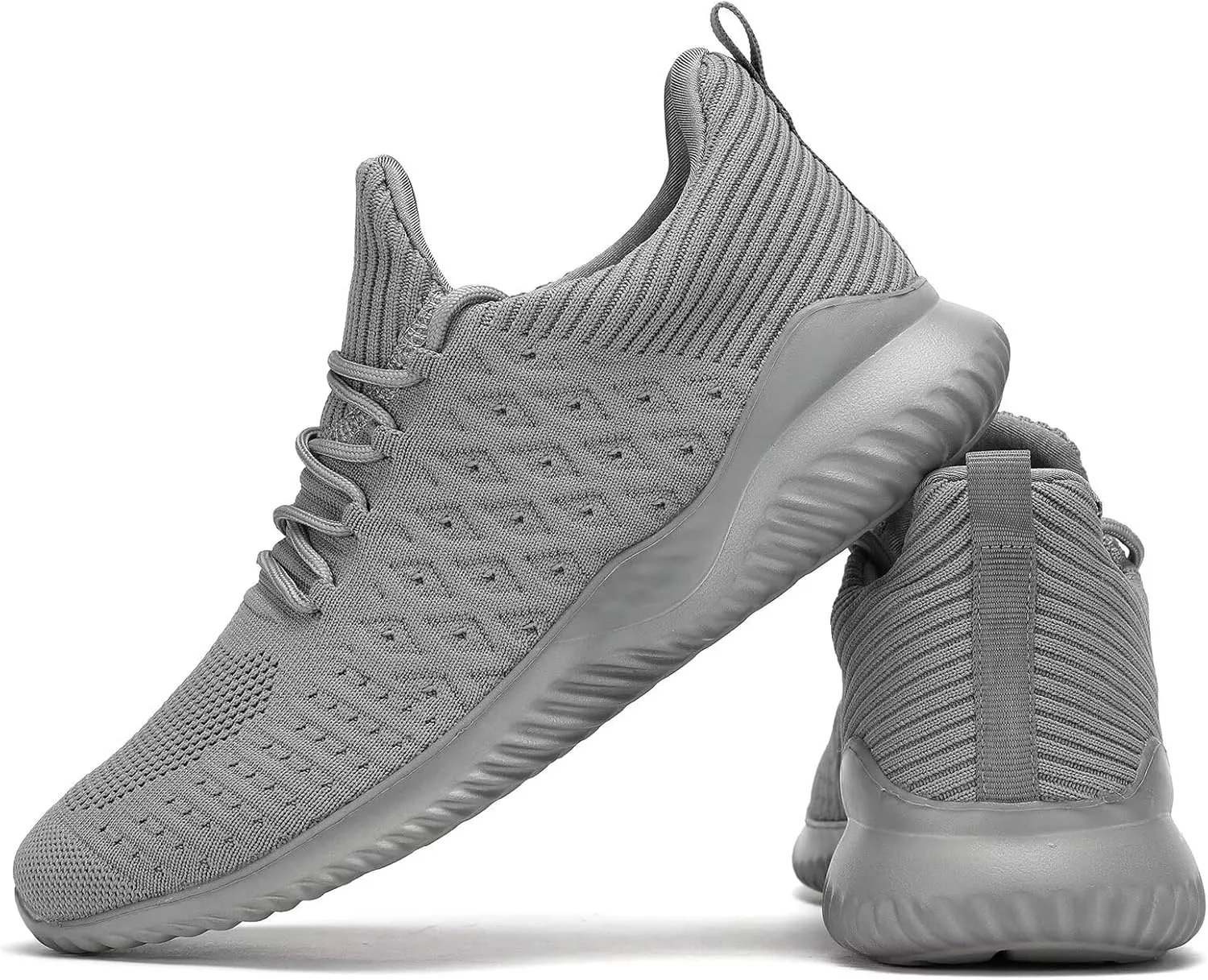 Mens Running Shoes Comfortable Walking Sneakers Mesh Lightweight Breathable Tennis Trainers Casual Soft Sole Work Gym