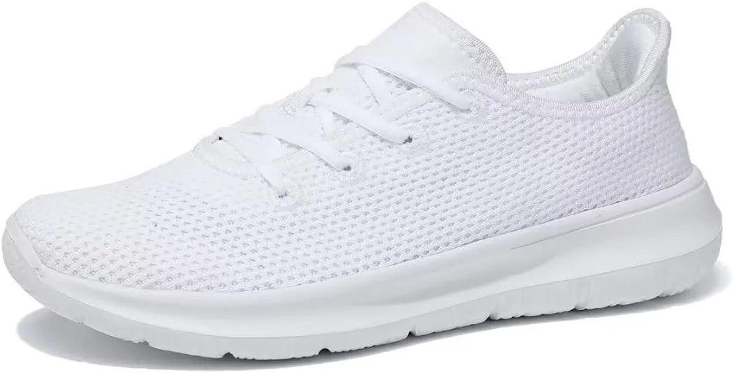 Mens Running Shoes Comfortable Walking Sneakers Mesh Lightweight Breathable Tennis Trainers Casual Soft Sole Work Gym