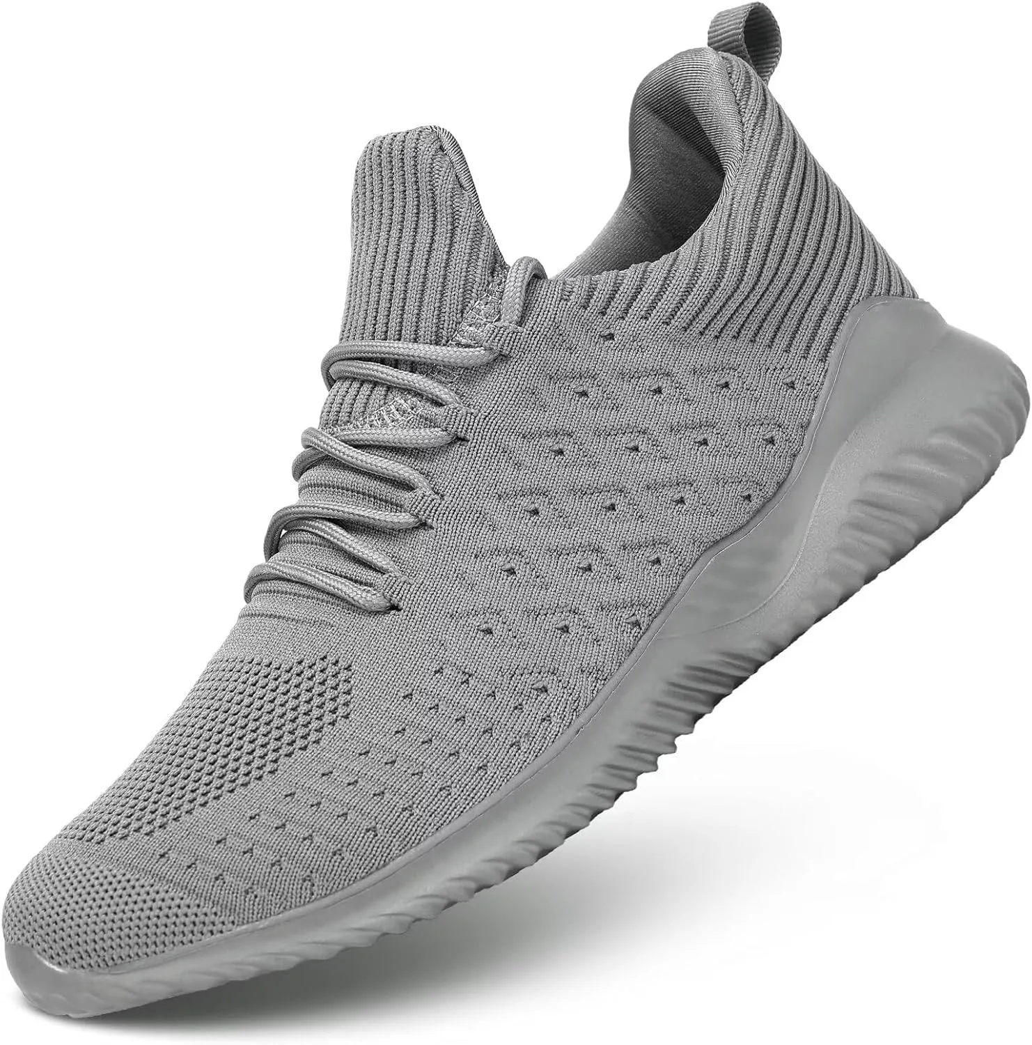Mens Running Shoes Comfortable Walking Sneakers Mesh Lightweight Breathable Tennis Trainers Casual Soft Sole Work Gym
