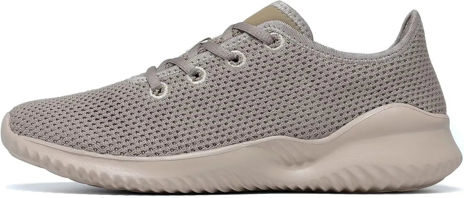Mens Running Shoes Comfortable Walking Sneakers Mesh Lightweight Breathable Tennis Trainers Casual Soft Sole Work Gym