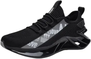 Men's Running Shoes Non Slip Fashion Sneakers Breathable Mesh Soft Sole Casual Athletic Walking Shoes