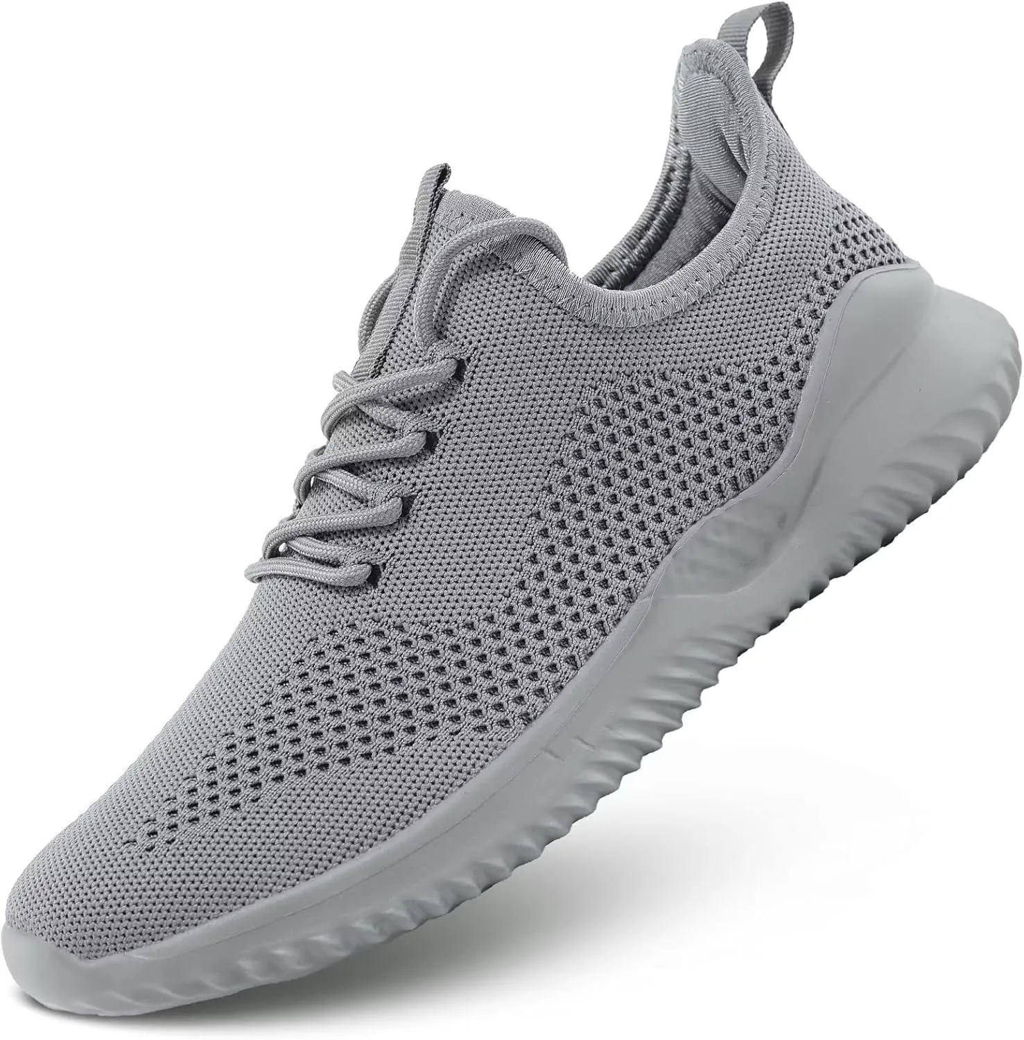 Mens Running Shoes Slip on Walking Tennis Sneakers Fashion Breathable Mesh Soft Sole Casual Athletic Lightweight