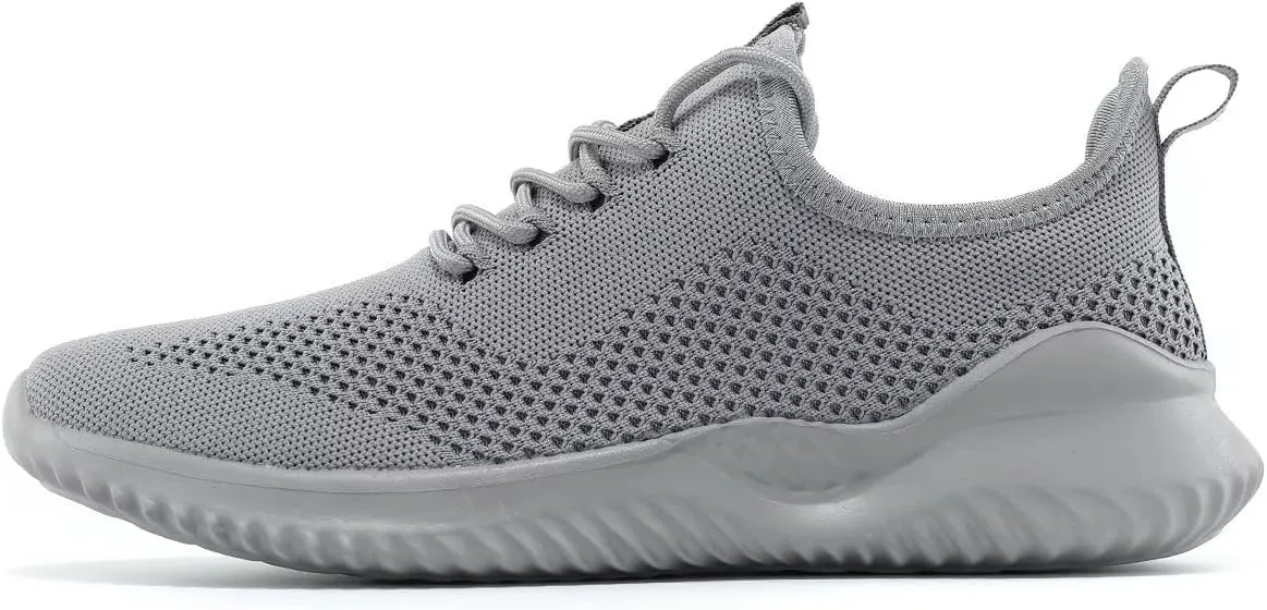Mens Running Shoes Slip on Walking Tennis Sneakers Fashion Breathable Mesh Soft Sole Casual Athletic Lightweight