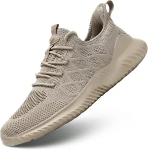 Mens Running Shoes Slip-on Walking Tennis Sneakers Mesh Lightweight Breathable Casual Soft Sole Work Shoes
