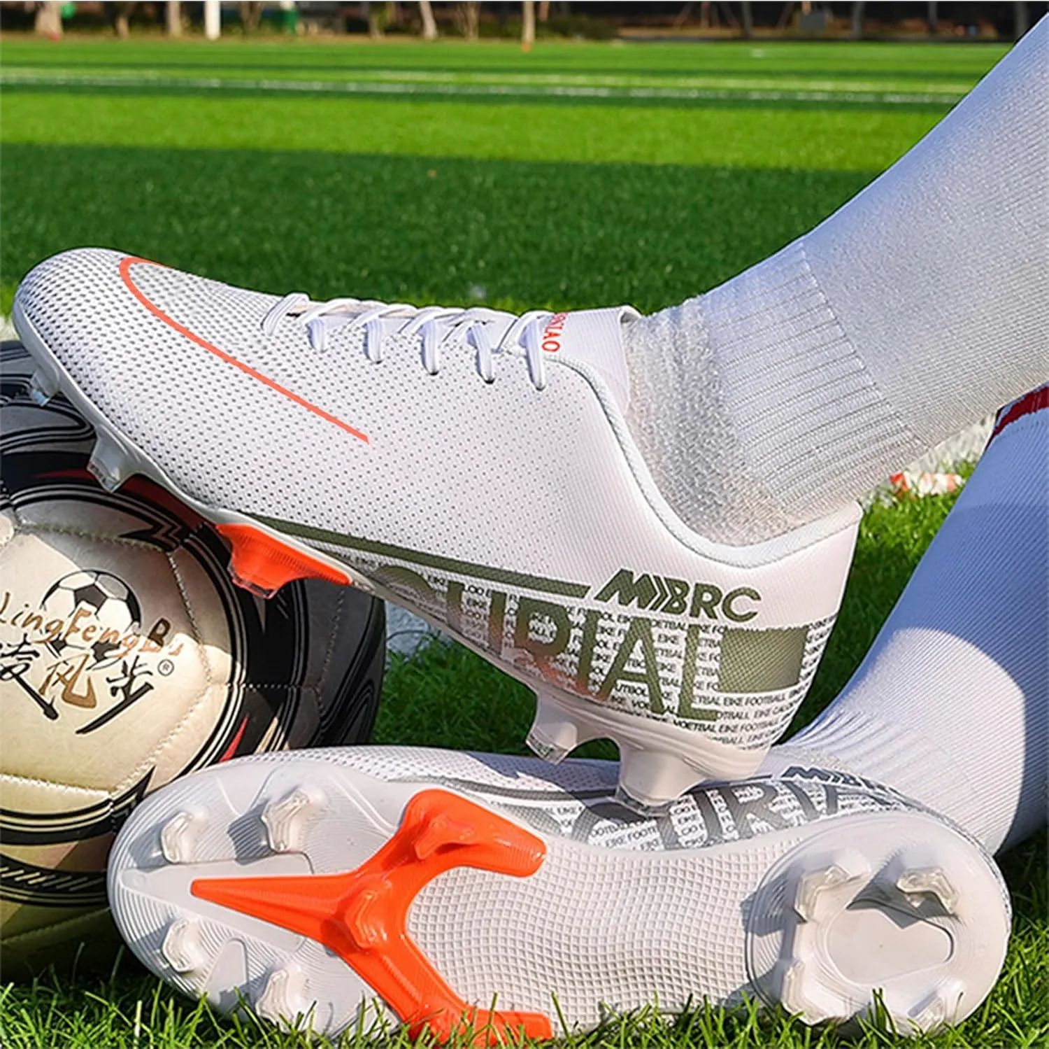 Men's Soccer Cleats Outdoor AG/FG Football Baseball Lacrosse Softball Rugby Turf Shoes