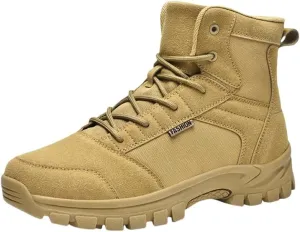 Men's Tactical Boots Lightweight Hiking Boots Suede comfortable Combat Boots Military Work Boots Outdoor Boots