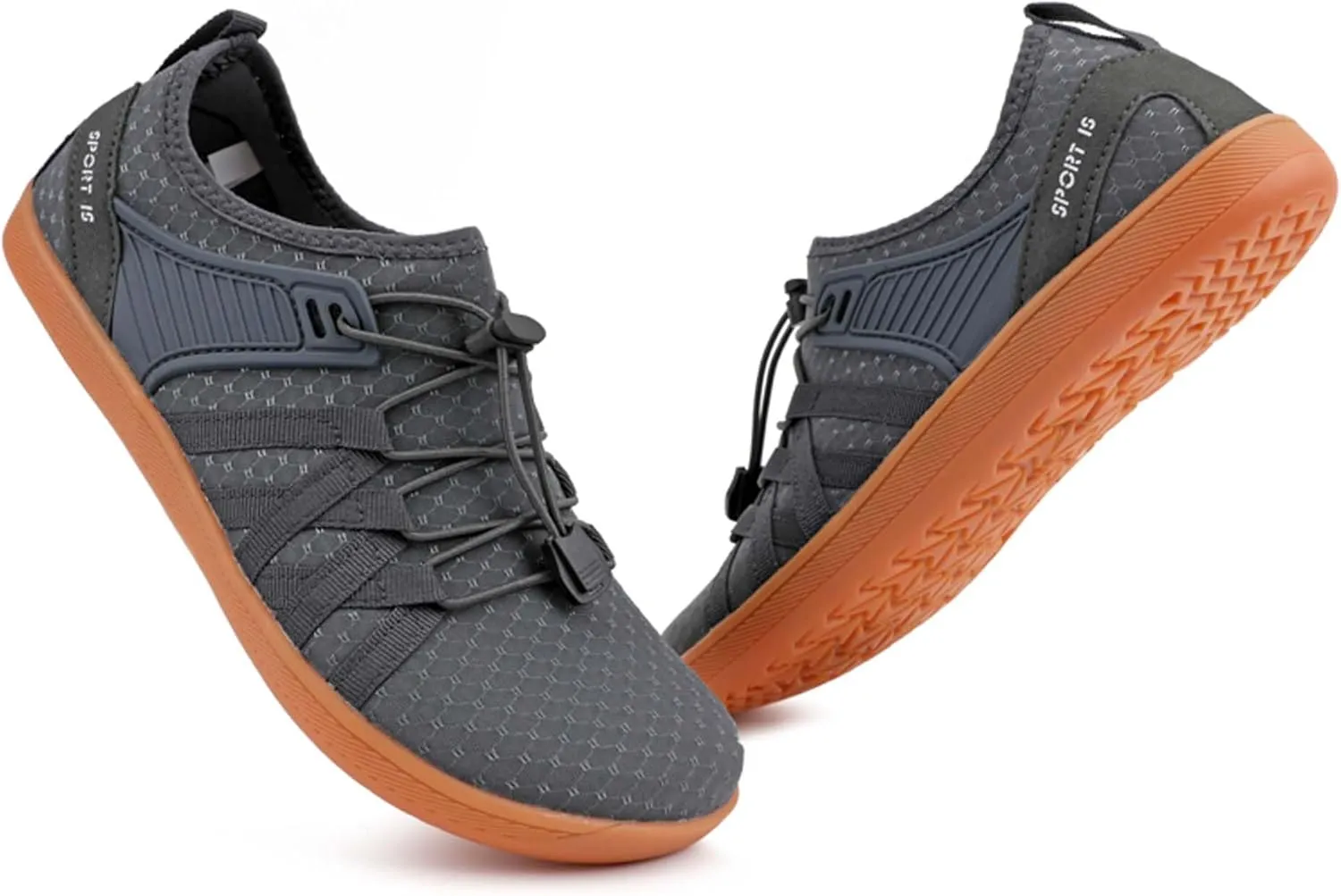 Men's Women's Wide Toe Barefoot Shoes Casual Athletic Fitness Running Breathable Lightweight Walking Zero Drop Sole Multifunctional Training Shoes