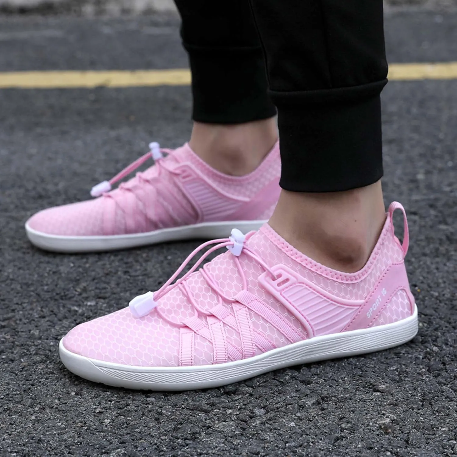 Men's Women's Wide Toe Barefoot Shoes Casual Athletic Fitness Running Breathable Lightweight Walking Zero Drop Sole Multifunctional Training Shoes