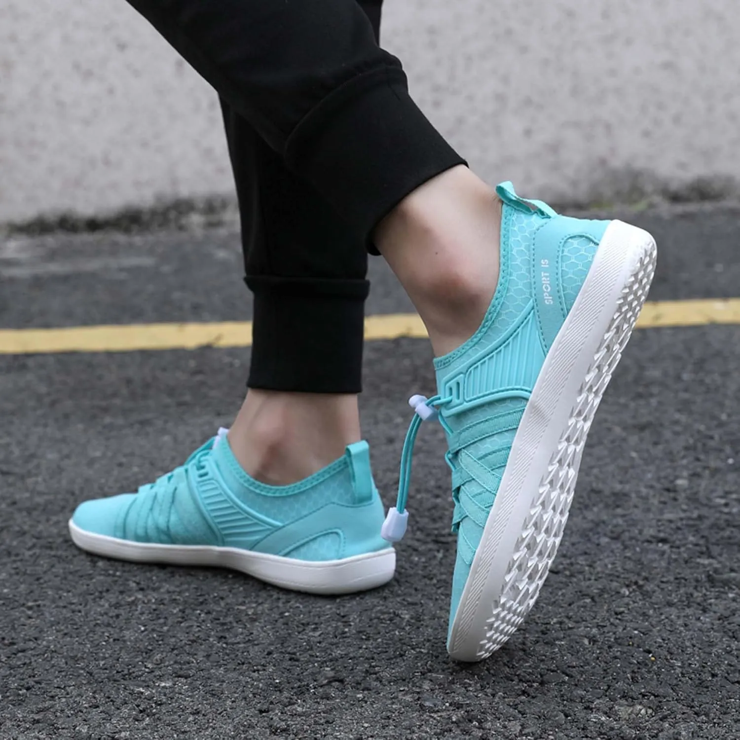 Men's Women's Wide Toe Barefoot Shoes Casual Athletic Fitness Running Breathable Lightweight Walking Zero Drop Sole Multifunctional Training Shoes