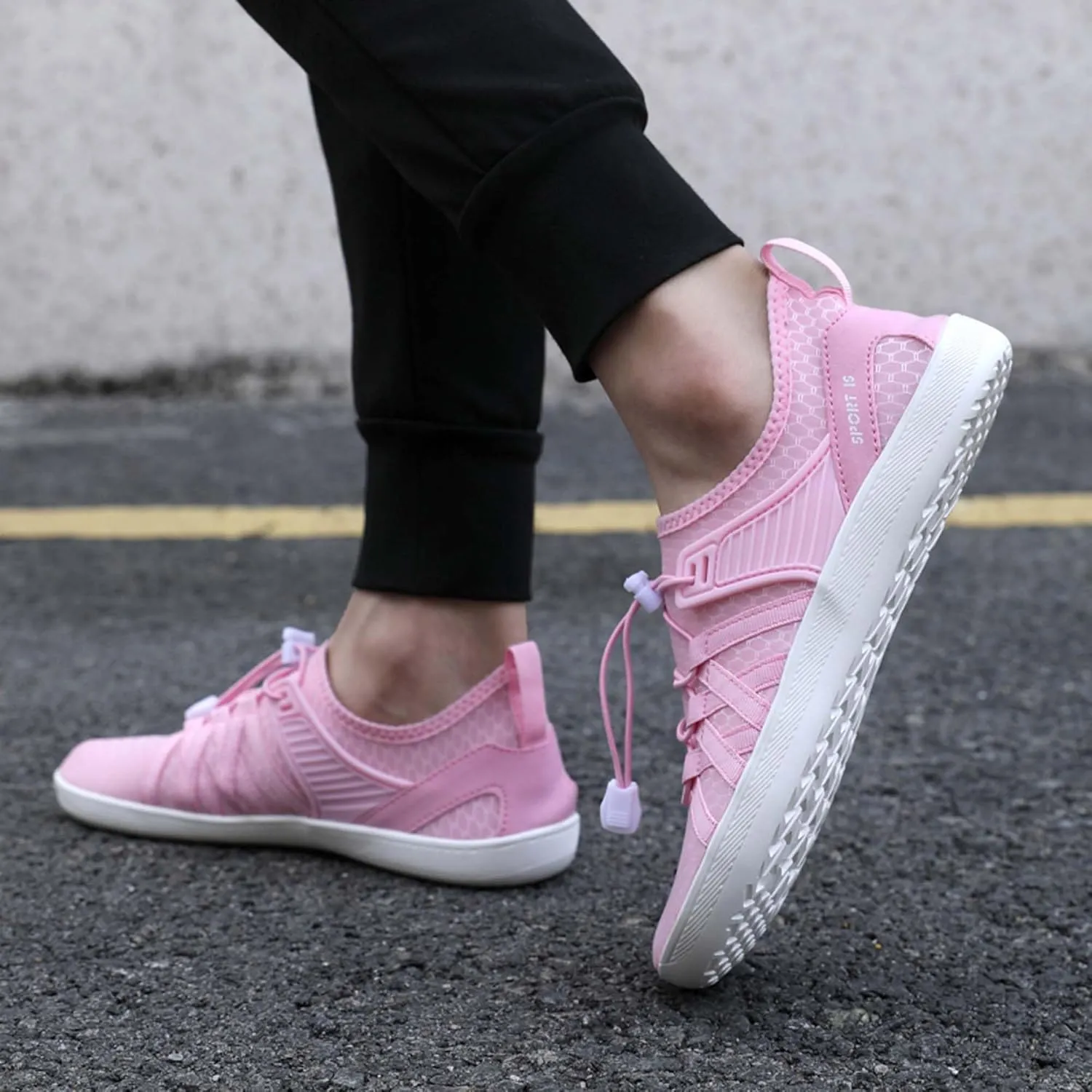 Men's Women's Wide Toe Barefoot Shoes Casual Athletic Fitness Running Breathable Lightweight Walking Zero Drop Sole Multifunctional Training Shoes