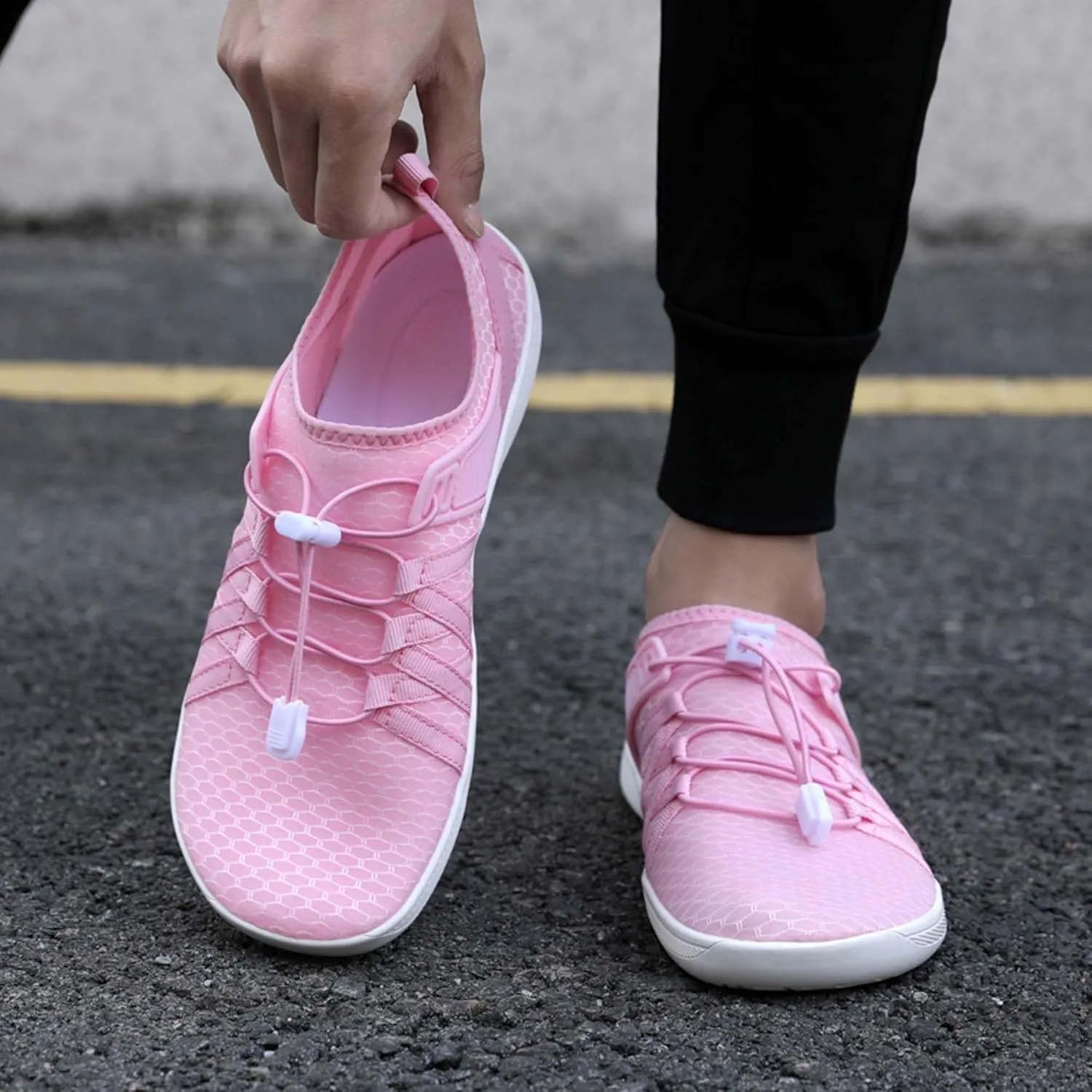 Men's Women's Wide Toe Barefoot Shoes Casual Athletic Fitness Running Breathable Lightweight Walking Zero Drop Sole Multifunctional Training Shoes