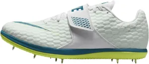 Nike High Jump Elite Track & Field Jumping Spikes (FZ9636-100, White/Barely Green/Vapor Green/Bright Spruce) Size 7.5