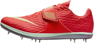 Nike High Jump Elite Track & Field Jumping Spikes (FZ9636-600, Bright Crimson/Hyper Orange/Lime Blast/Washed Coral) Size 11