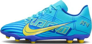 Nike Jr. Mercurial Vapor 15 Club Kylian Mbappé Big Kids' Multi-Ground Low-Top Soccer Cleats (FN4915-400, Baltic Blue/White) Size 6