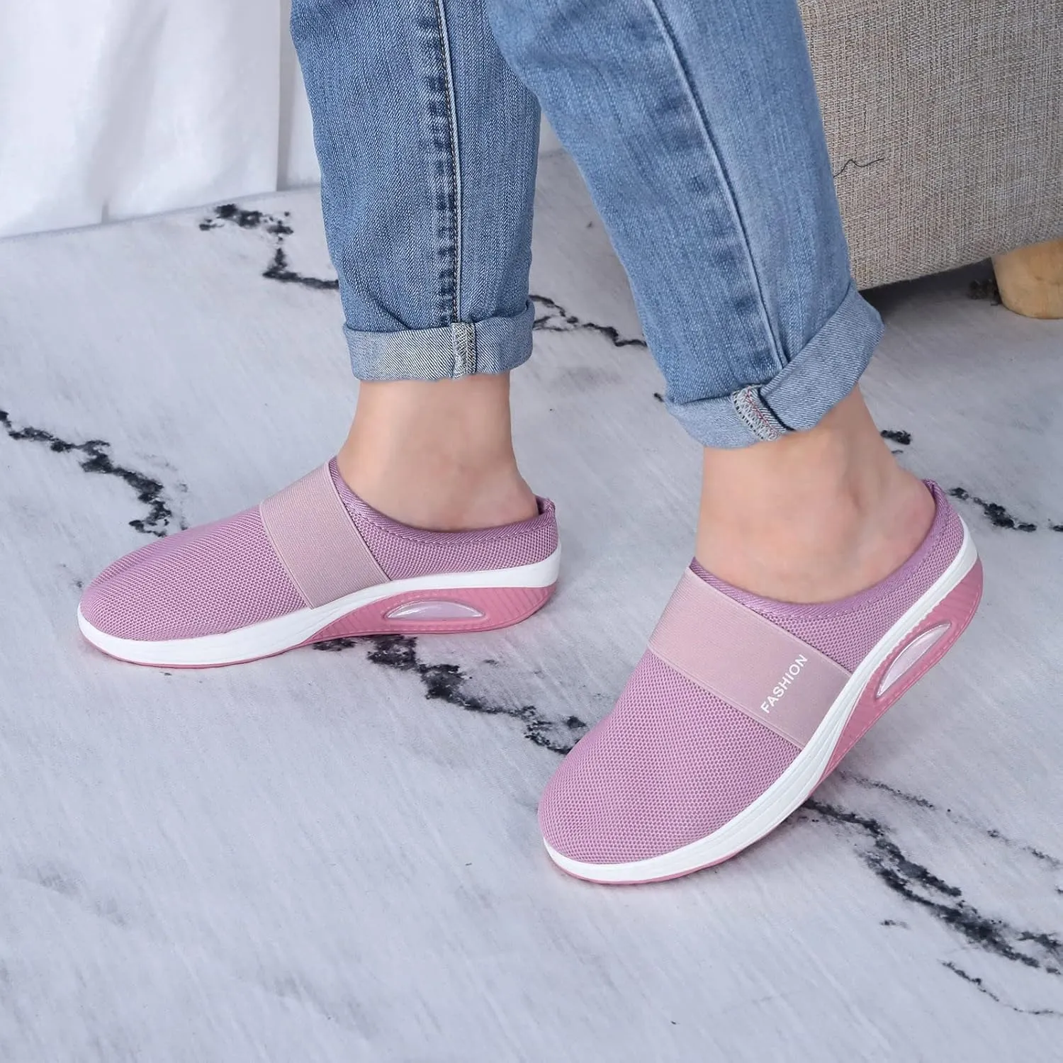 Non Slip Work Shoes Women Lether Woman Shoes Casual Fashion Sneakers Sneakers Walking Memory Foam Athletic High Top Basketball Shoe Cross Trainer Shoe