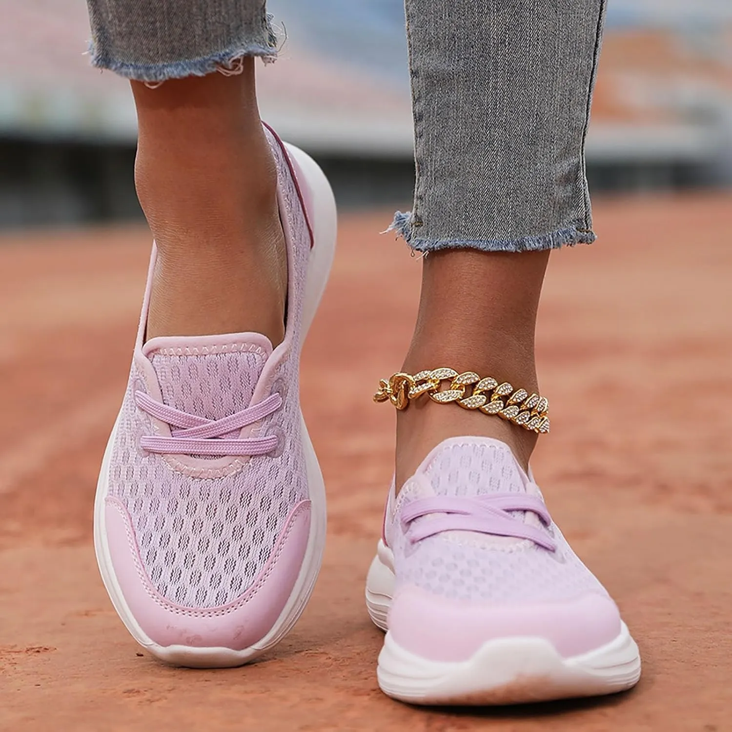 Non Slip Work Shoes Women Sports Shoes Dressy Casual Fashion Sneakers 2025 Sneakers for Women Walking Non Slip Black Tennis Shoe Casual Loafers