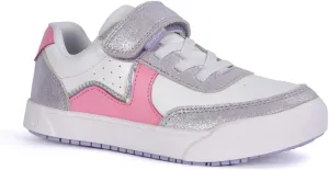 pediped Flex Muncy First Walker Shoe, White, 10 US Unisex Little Kid
