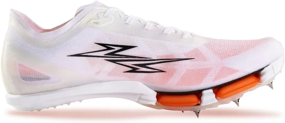 Professional Track and Field Spikes Men's Women's Sprint Training Competition Shoes High Jump Racing Shoes Boys Girls Running Spikes Full-Length Carbon Plate Air Cushion Shock Absorption Rebound
