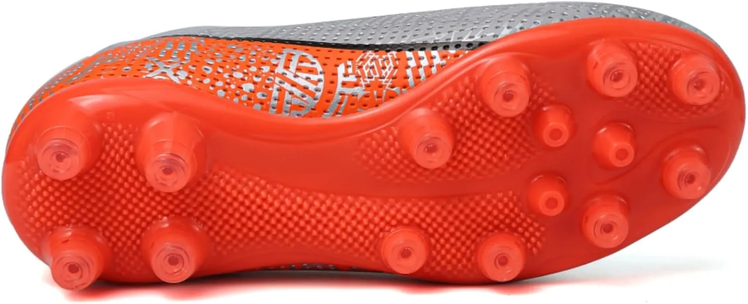 RDGO Boys Girls Soccer Cleats Lace Up Cleats(Little Kid/Big Kid)