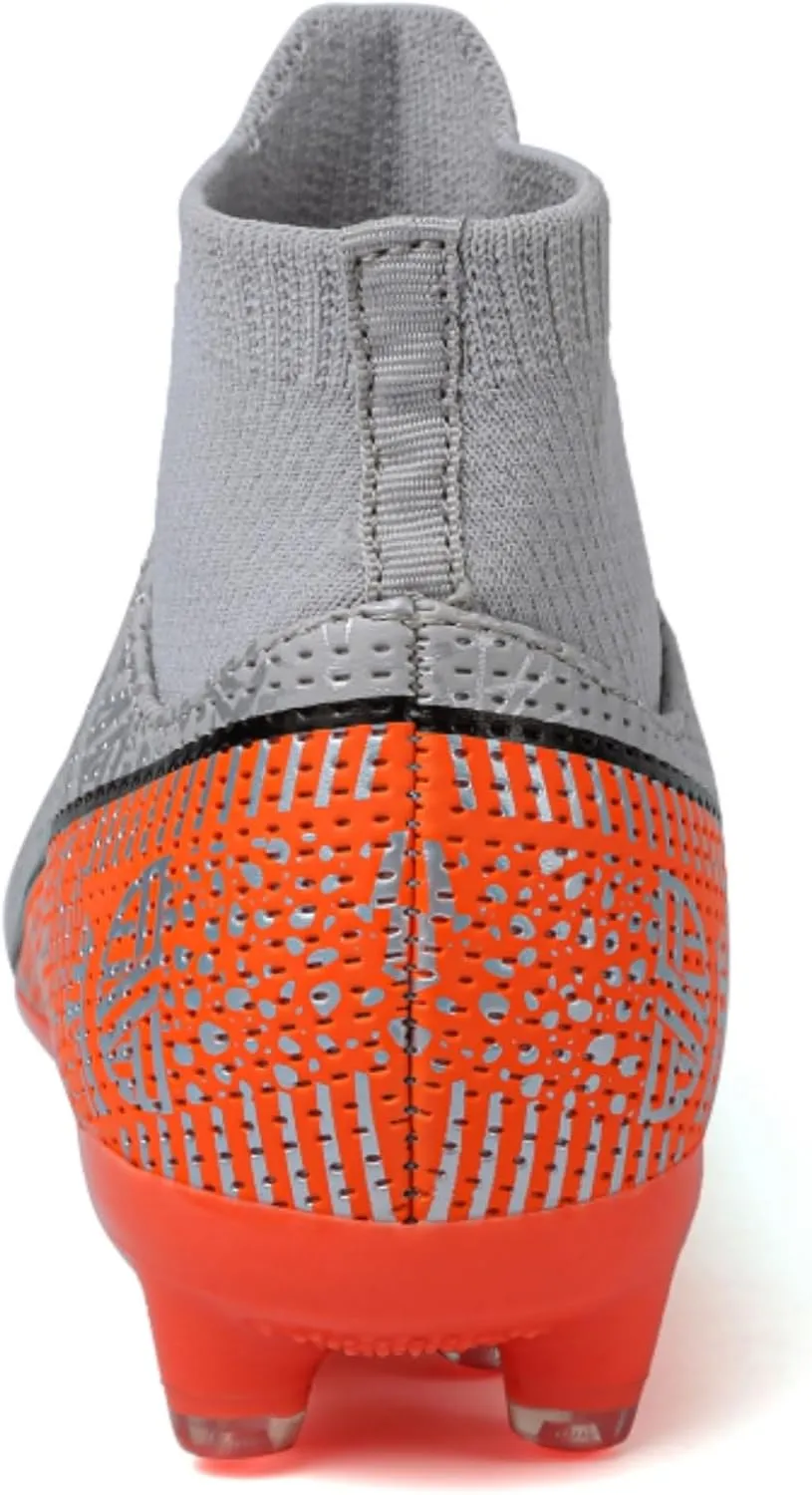 RDGO Boys Girls Soccer Cleats Lace Up Cleats(Little Kid/Big Kid)