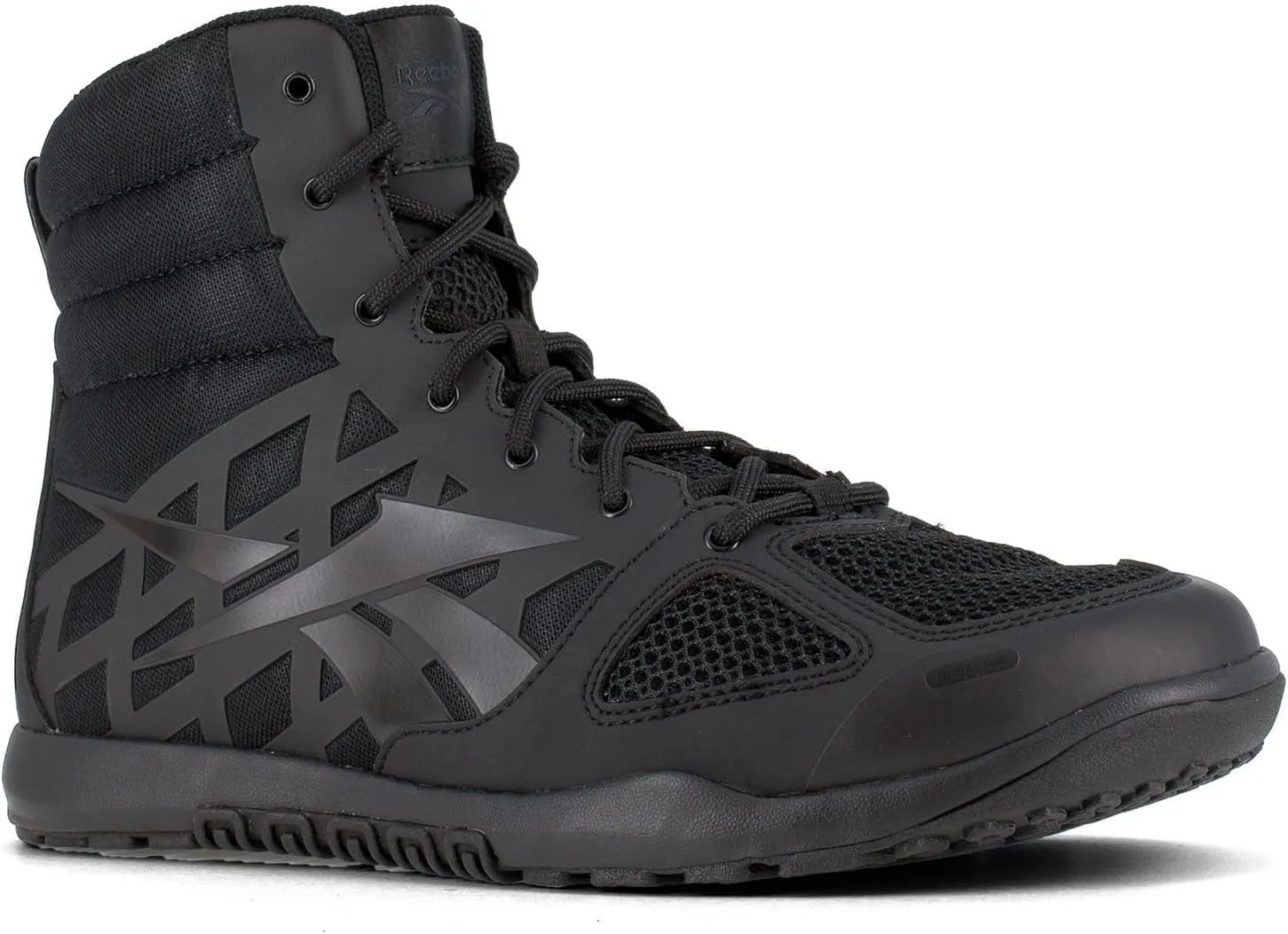 Reebok Work Unisex RB7120 Nano 6" Tactical Soft Toe Boot Black Hiking Shoe, 11.5 US Men