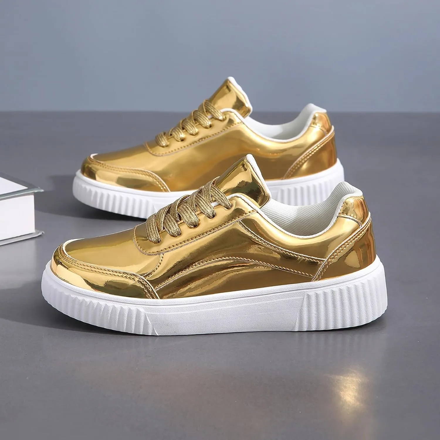 Running Shoes for Men Flat Feet Brown Casual Shoes Waterproof Sneakers Air Athletic Running Tennis Lightweight White Tennis Shoe Trainers Shoe