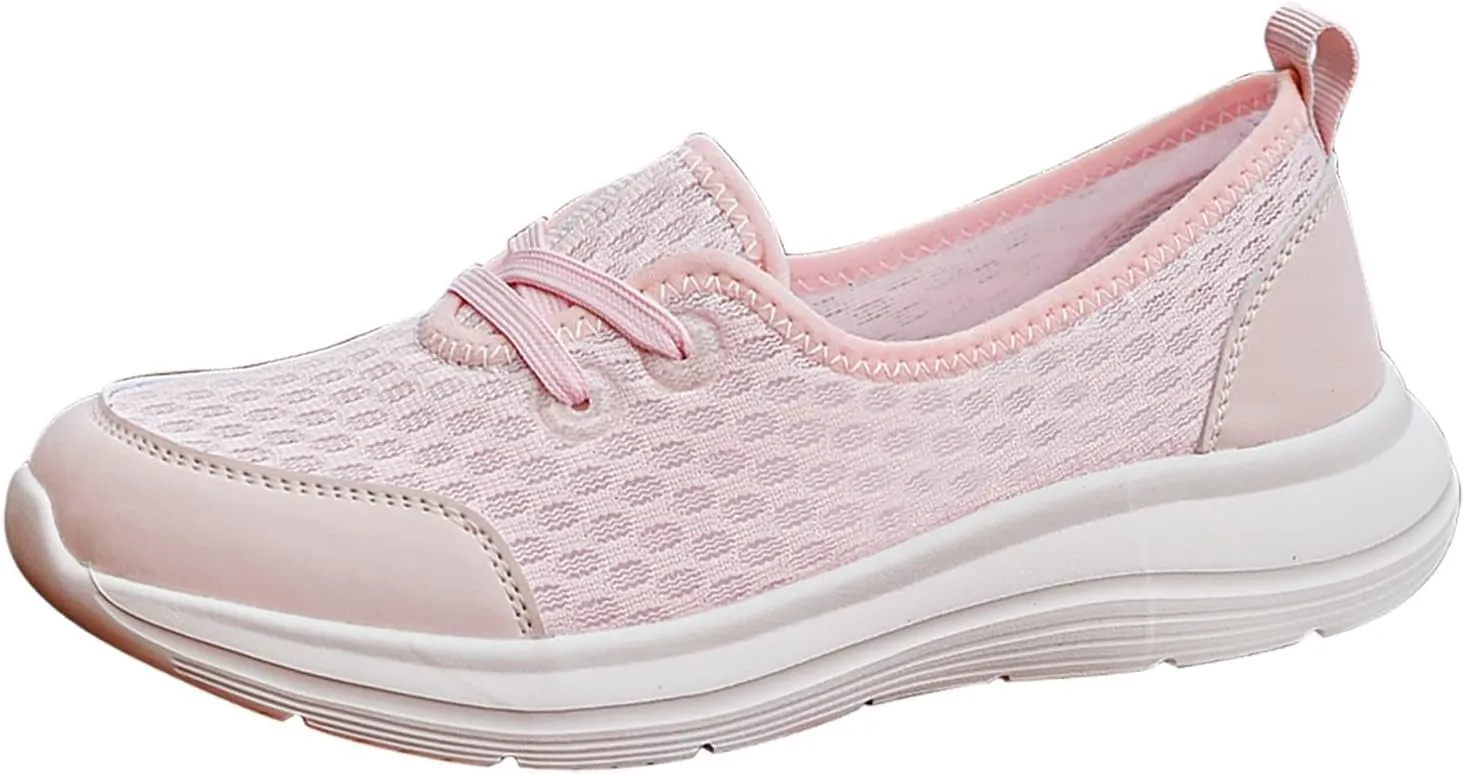 Running Shoes for Women Walking Ladies Shoes Casual Women's Fashion Sneakers Men's Athletic Sneakers Lightweight Breathable Tennis Shoe White Loafers