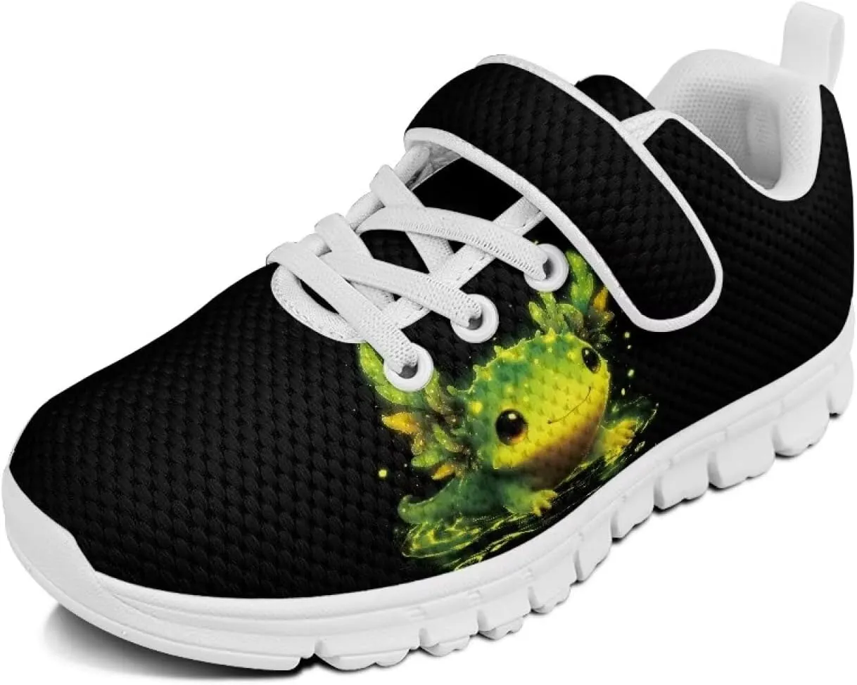 Showudesigns Slip On Sneakers for Kids Girls Running Tennis Shoes Gym School Exercise Trainers
