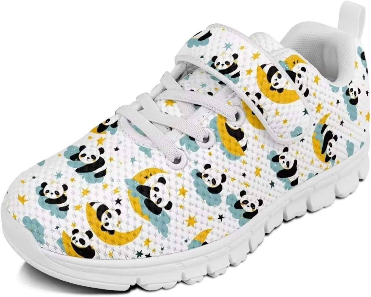 Showudesigns Slip On Sneakers for Kids Girls Running Tennis Shoes Gym School Exercise Trainers