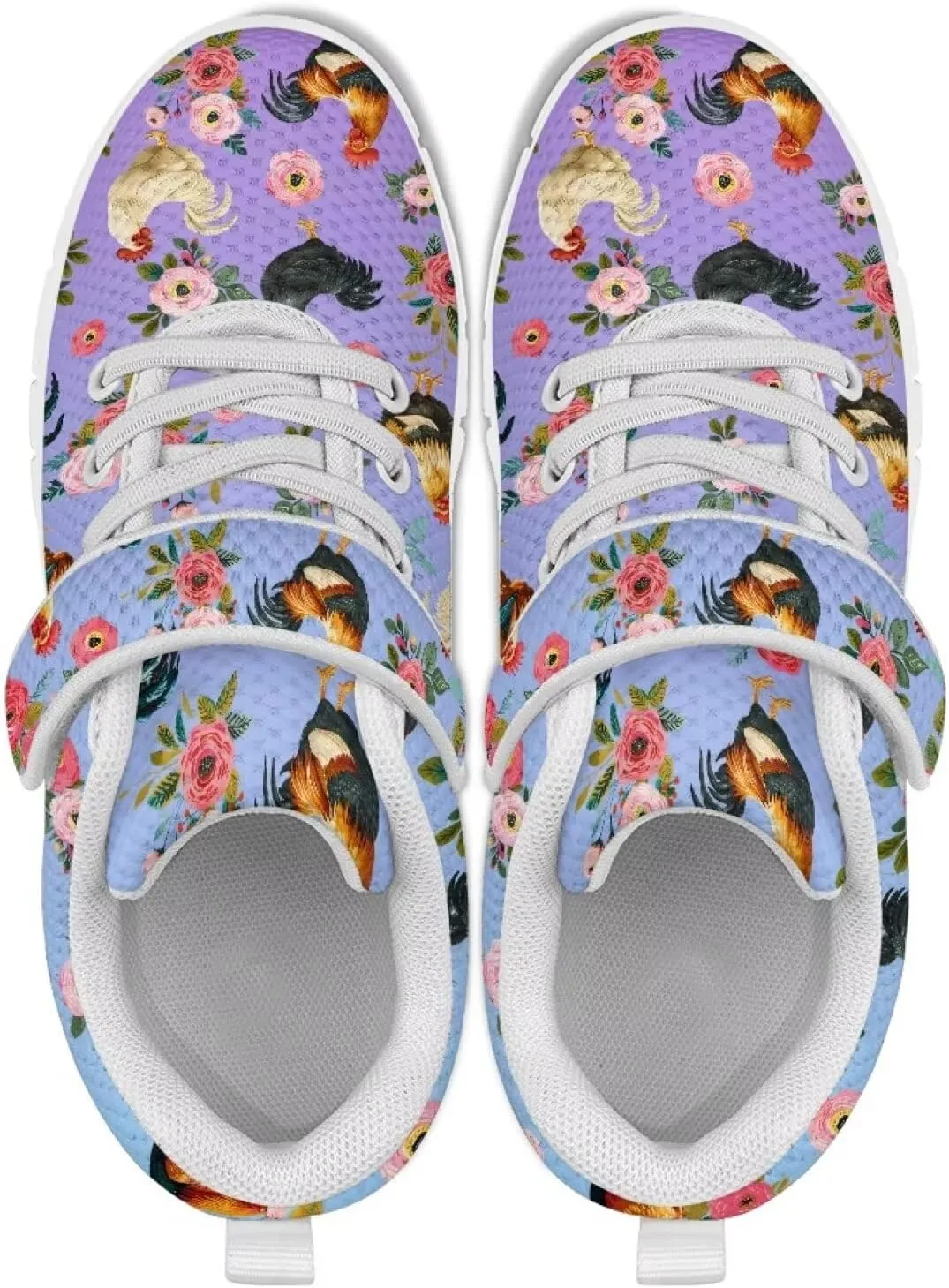 Showudesigns Slip On Sneakers for Kids Girls Running Tennis Shoes Gym School Exercise Trainers