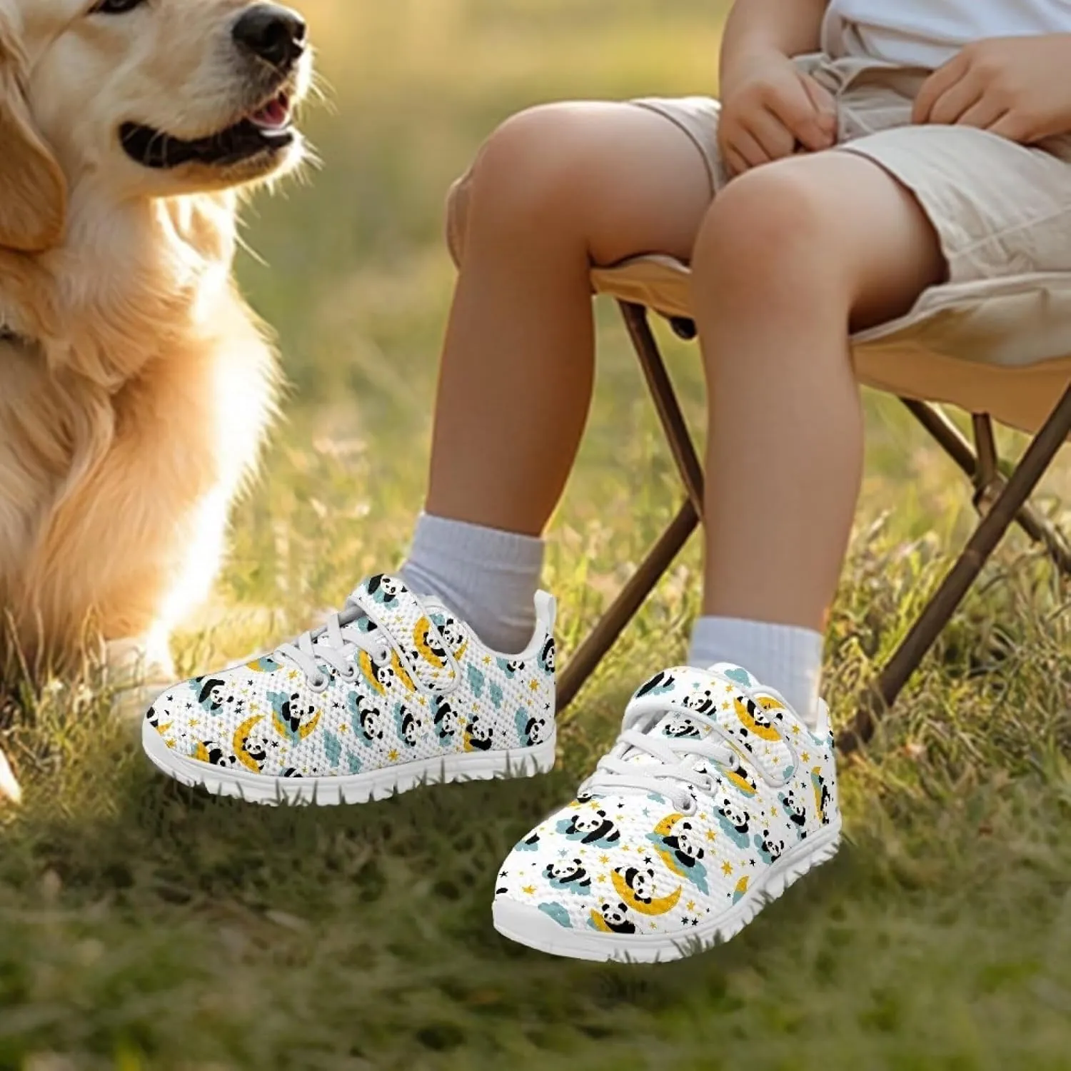 Showudesigns Slip On Sneakers for Kids Girls Running Tennis Shoes Gym School Exercise Trainers