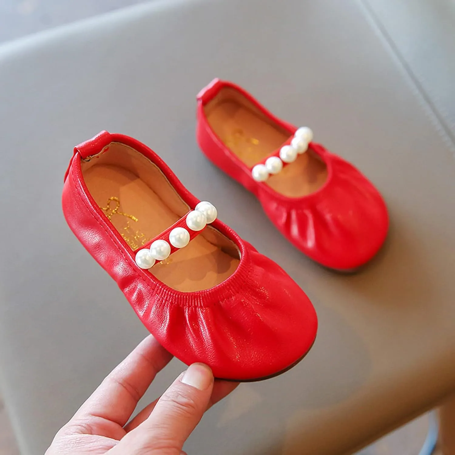 Size 11 Toddler Sandals Girls Toddler Little Girl Dress Shoes Casual Slip On Ballet Toddler Flip Flops Girls