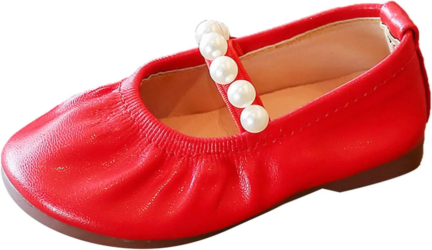 Size 11 Toddler Sandals Girls Toddler Little Girl Dress Shoes Casual Slip On Ballet Toddler Flip Flops Girls