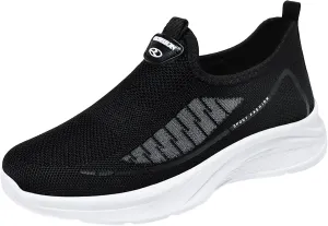 Sneakers for Walking Women Walking Shoes Women Wide Width Size 9 W Black Shoes Women Slip On White Sneakers for Women Zapatos De Mujer para Ir Al Gym