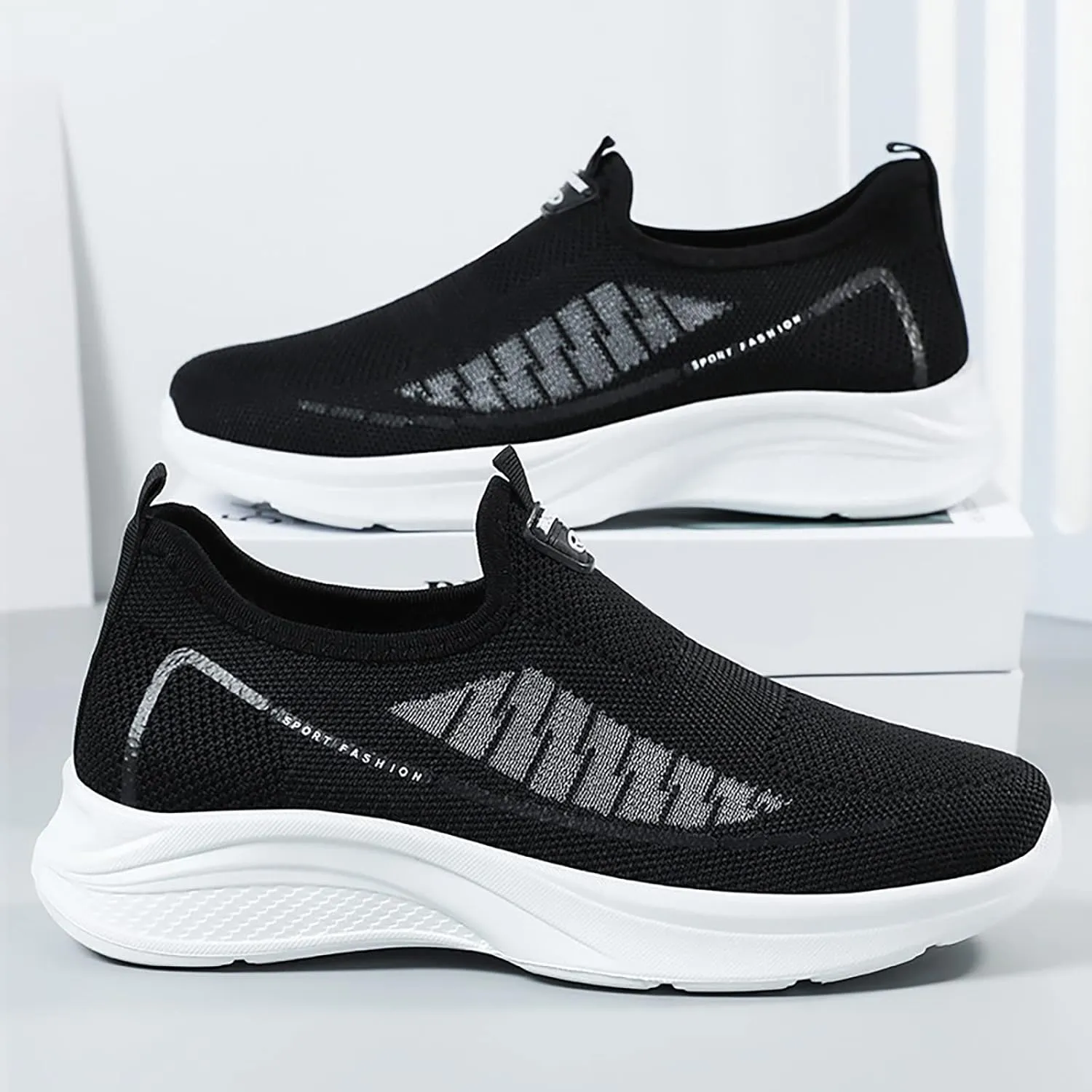 Sneakers for Walking Women Walking Shoes Women Wide Width Size 9 W Black Shoes Women Slip On White Sneakers for Women Zapatos De Mujer para Ir Al Gym