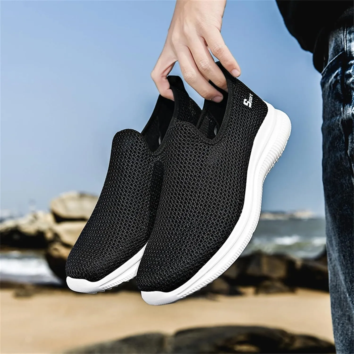 Sneakers for Women Running Shoes Slip On Casual Mens Running Shoes Food Service Slip On Shoes Casual Fashion Sneakers Platform Tennis Shoe Casual Loafers