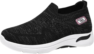 Sneakers for Women Summer Fashion Mesh Shoes Soft Sole Stretch Cushion Shoes Casual Breathable Minimalist Shoes