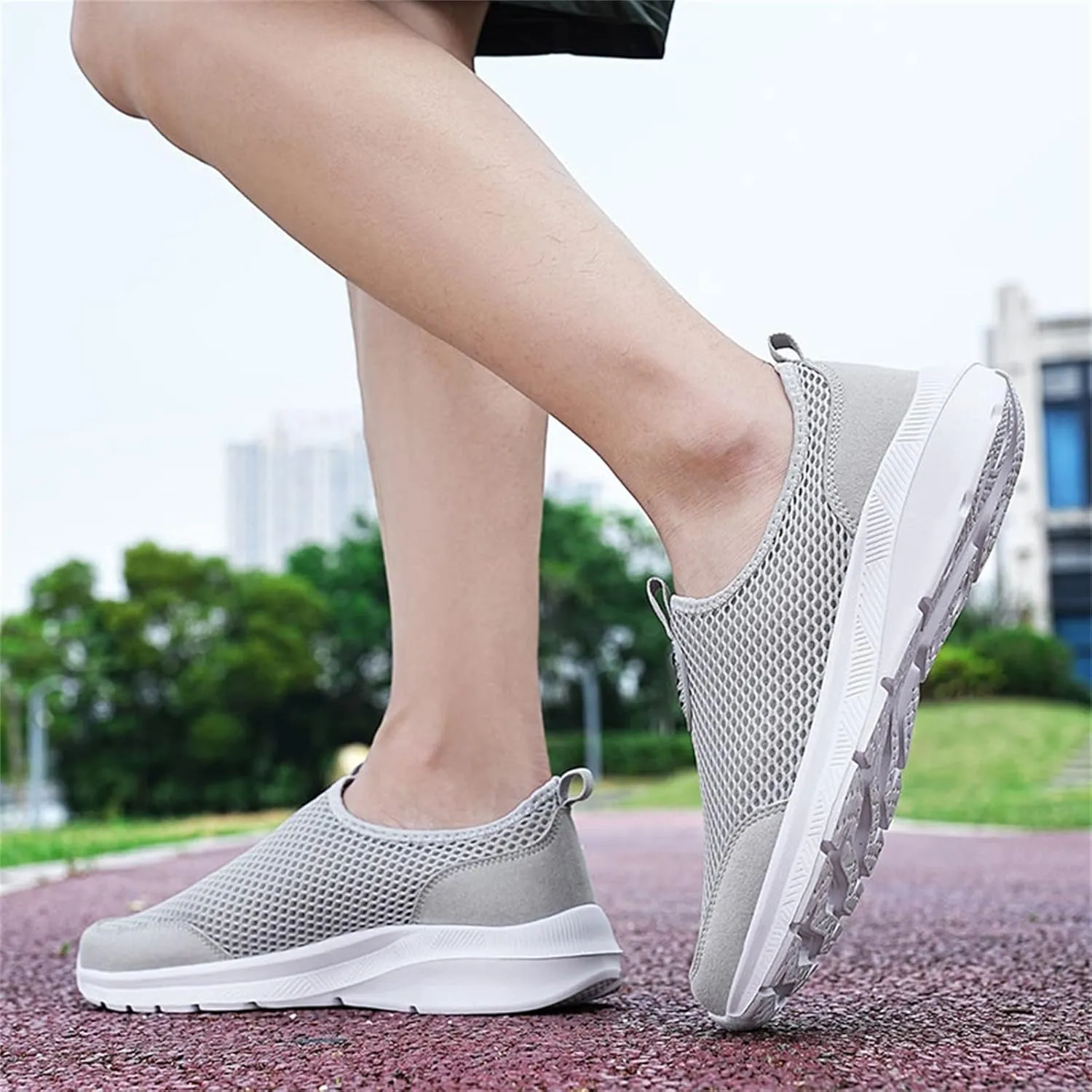 Sneakers for Women Walking Shoes Non Slip Lightweight Tennis Shoes Womens Comfortable Casual Shoes Trendy Dress Sneakers White Tennis Shoe Loafers Casual Slip On