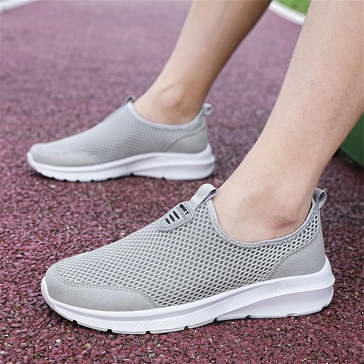 Sneakers for Women Walking Shoes Non Slip Lightweight Tennis Shoes Womens Comfortable Casual Shoes Trendy Dress Sneakers White Tennis Shoe Loafers Casual Slip On