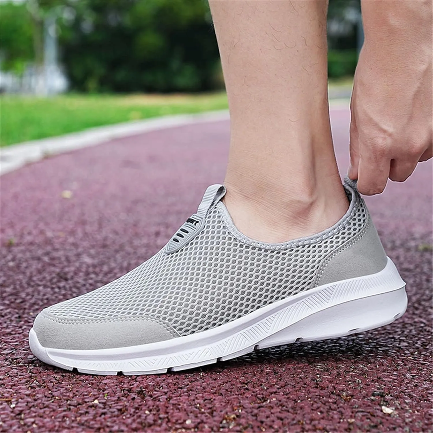 Sneakers for Women Walking Shoes Non Slip Lightweight Tennis Shoes Womens Comfortable Casual Shoes Trendy Dress Sneakers White Tennis Shoe Loafers Casual Slip On