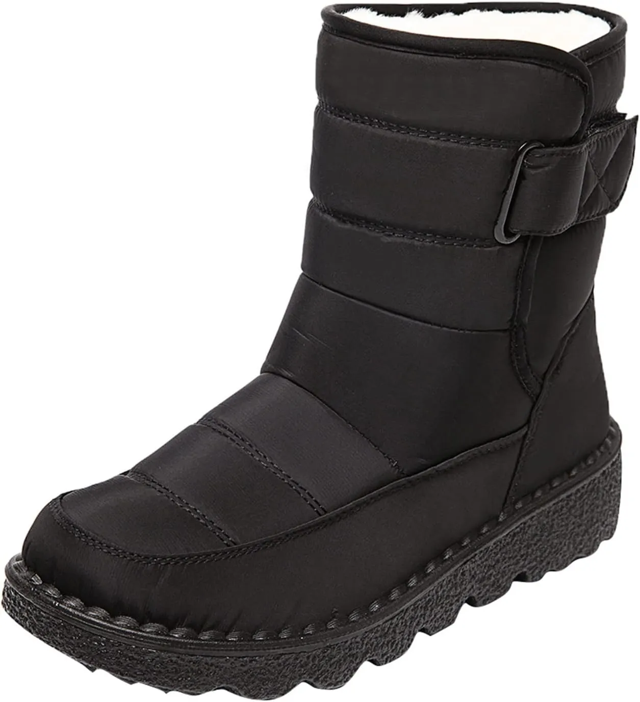 Snow Boots for Women Mid Calf Boots Women Winter Warm Outdoor Waterproof Comfortable Round Toe Platform Women Boots