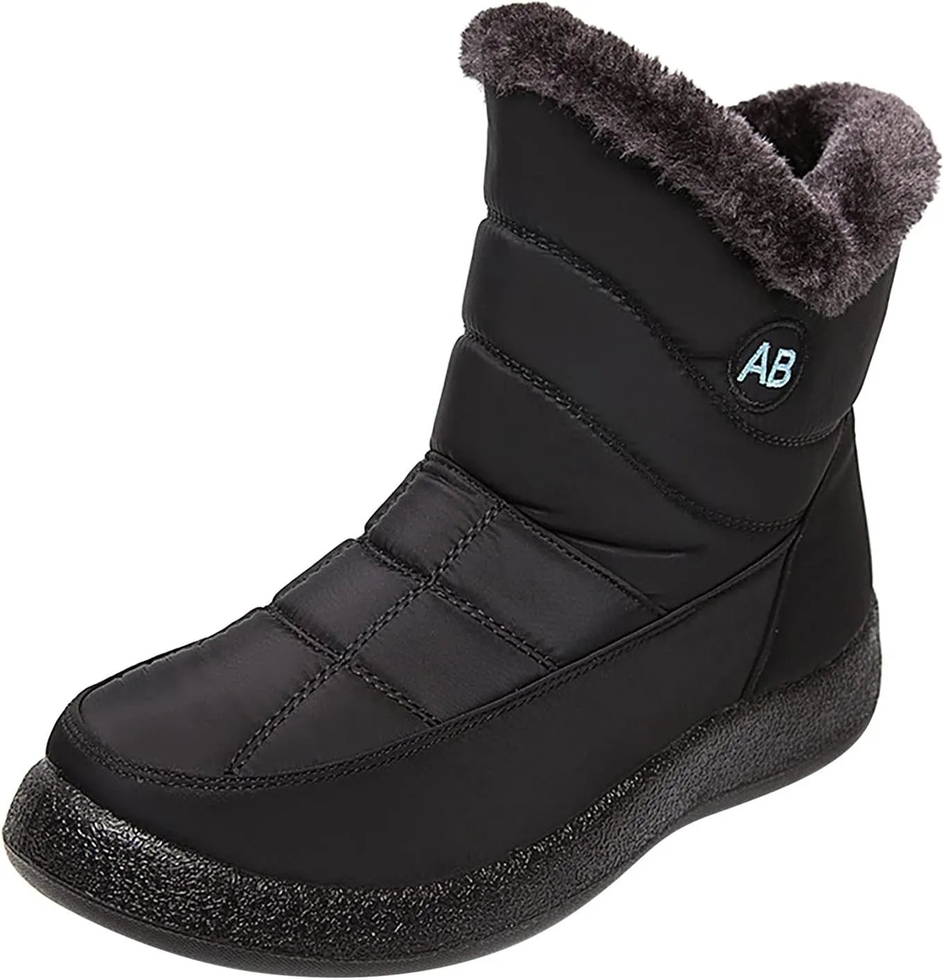 Snow Boots for Women Winter, Mid Calf Warm Lined Winter Boots for Women Hiking Outdoor Shoes
