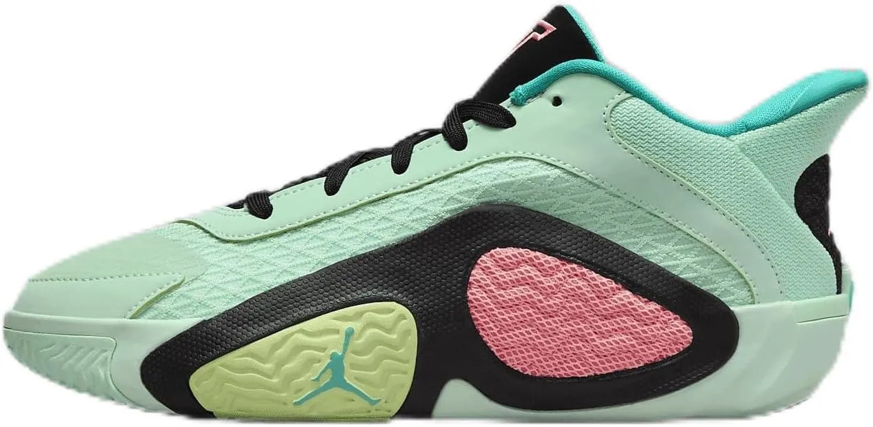 Tatum 2 Big Kids' Basketball Shoes (FJ6459-300, Mint Foam/Black/Hyper Jade/Lava Glow) Size 7