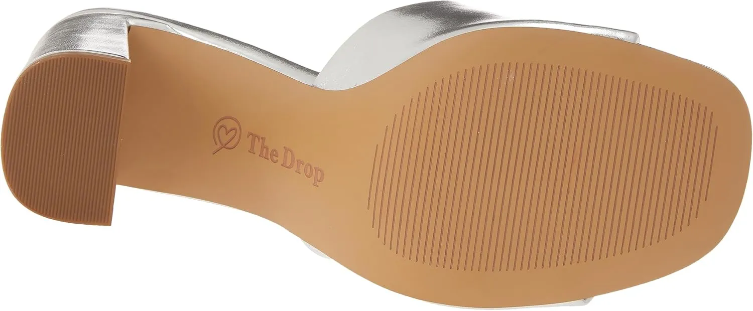 The Drop Women's Pattie High Block-Heeled Mule Sandal