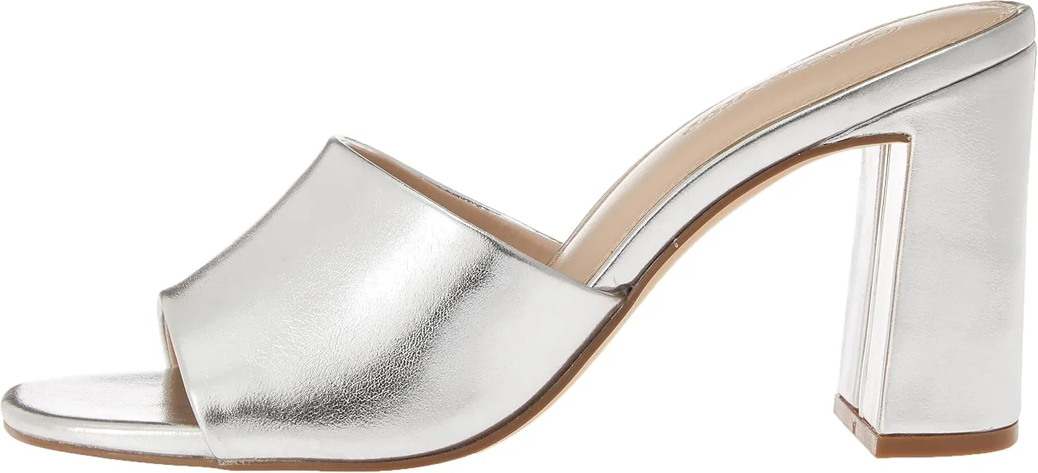 The Drop Women's Pattie High Block-Heeled Mule Sandal