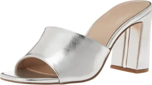 The Drop Women's Pattie High Block-Heeled Mule Sandal