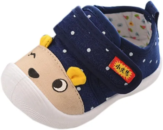 Toddler Girl School Shoes Boys Baby Kids Anti-Slip Girls Soft Sole Cartoon Shoes Toddler Boys Dress Shoes