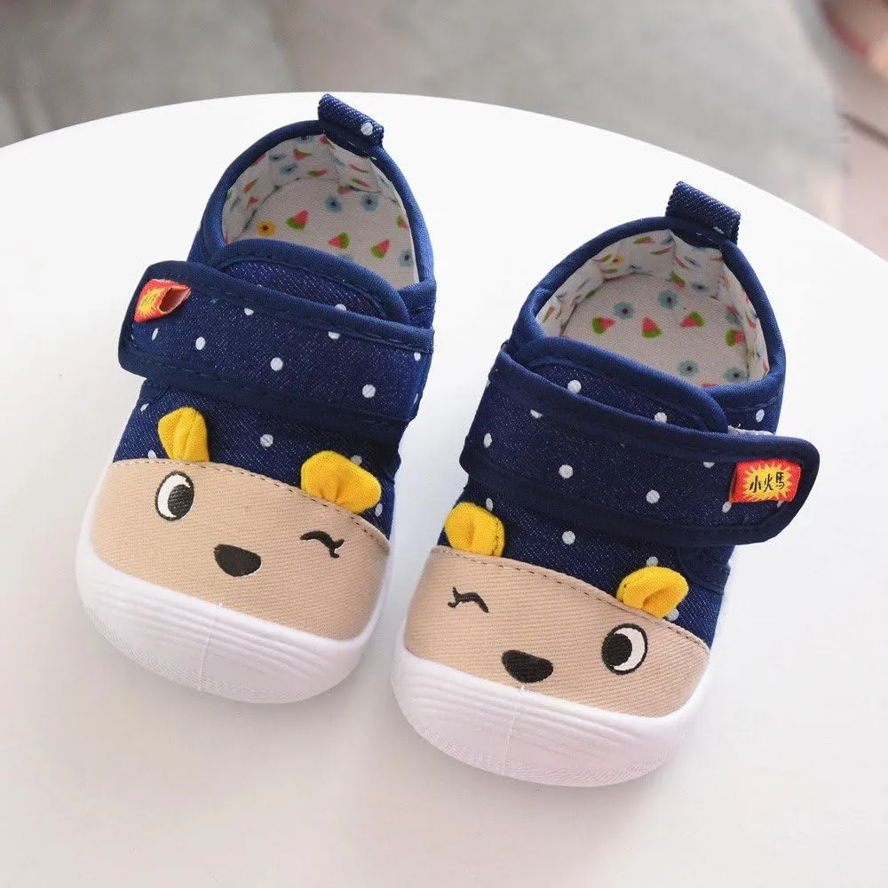 Toddler Girl School Shoes Boys Baby Kids Anti-Slip Girls Soft Sole Cartoon Shoes Toddler Boys Dress Shoes