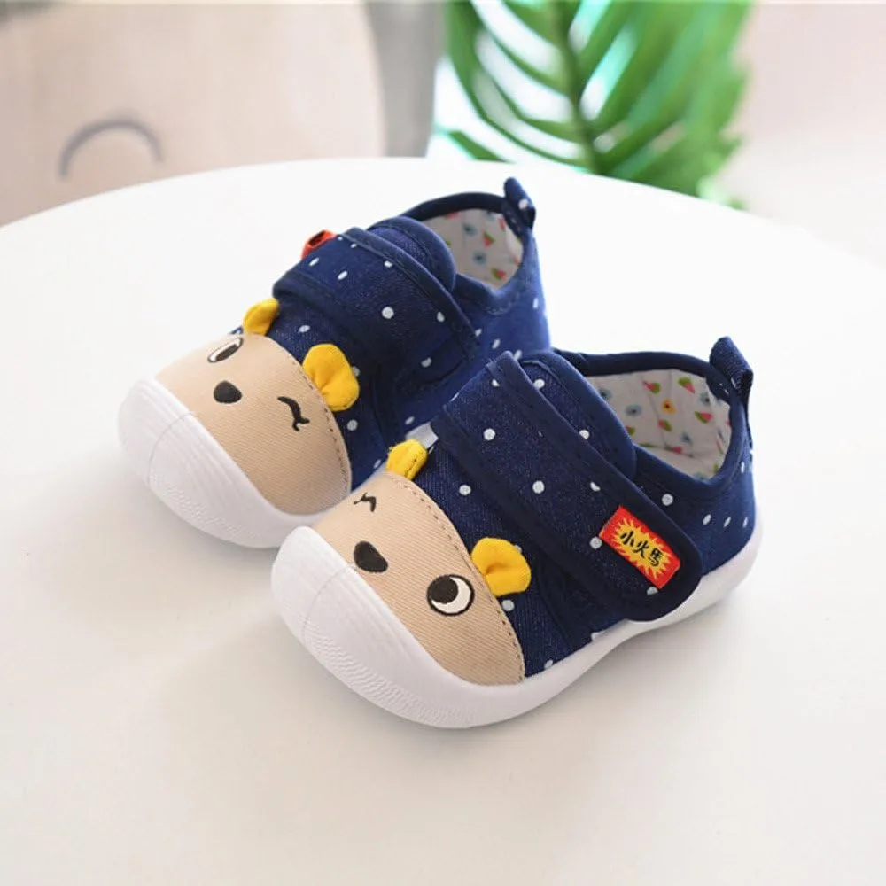 Toddler Girl School Shoes Boys Baby Kids Anti-Slip Girls Soft Sole Cartoon Shoes Toddler Boys Dress Shoes